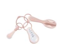 BÉABA Set Accessoires Toilette Bébé/Enfant pour Thermomètre de Bain + Coupe Ongle + Peigne Brosse Old Pink