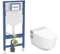 Set toilette lavante Geberit AquaClean 146.210.21.1, châssis encastré Geberit Duofix 111.320.00.6