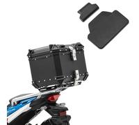Set Top Case Moto Aluminium 45L + dosseret Passager Bagtecs XB45 Noir