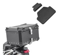 Set Top Case Moto Aluminium 85L + dosseret Passager Bagtecs XB85 Noir