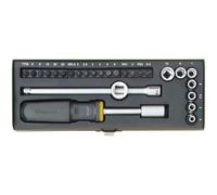 Set Tournevis De 1/4 " pour Vélos, 28 Pcs. Crv , PROXXON 23072