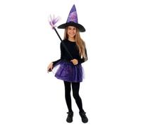 Set Tutu - Ptit Clown - Sorcière - Taille Unique - Violet - Enfant - Fille Multicolore