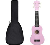 Set ukulélé soprano avec sac pour enfants Rose 21