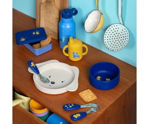 Set vaisselle silicone Puce et Pilou