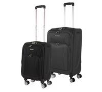 Set Valise Souples À 4 Roulettes 701415 Noir
