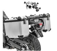 Set valises latérales aluminium - Moto Guzzi Stelvio/V85 TT - 45 L - 2 mm aluminium - Étanches