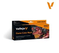 Vallejo Set de Peinture Effet Game Color Wash, 8 x 18 ML - 772190