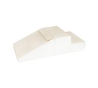Set de 2 grands blocs en mousse blanc cappuccino Blanc G