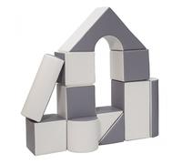 Set De 11 Blocs En Mousse Pour Le Jeu Blanc, Gris