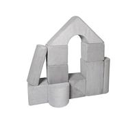Set de 11 blocs en mousse gris velours côtelé Gris G