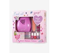 Set vernis à ongles et sèche-ongle rose TU