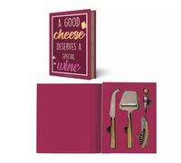 Set vin et fromage en coffret cadeau GIFT NOVELS