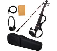Classic Cantabile EV-90BK 4/4 E-Violon noir, Taille 4/4, 4 cordes en acier