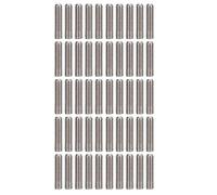 Set Vis Vis Vis Kit à vis en acier inoxydable Vis de réglage Assortiment Justware Stacseners Set for Mechanical Fixen Repair Repair Meubles Fabrication A2 70 ACIELLE DIN 916 50PCS (M2.5 * 10)