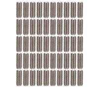 Set Vis Vis Vis Kit à vis en acier inoxydable Vis de réglage Assortiment Justware Stacseners Set for Mechanical Fixen Repair Repair Meubles Fabrication A2 70 ACIELLE DIN 916 50PCS (M2 * 5)