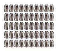 Set Vis Vis Vis Kit à vis en acier inoxydable Vis de réglage Assortiment Justware Stacseners Set for Mechanical Fixen Repair Repair Meubles Fabrication A2 70 ACIELLE DIN 916 50PCS (M2.5 * 4)