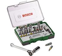 Set vissage mixte Bosch - Kit 27 pieces, Assortiment d'Embouts de Vissage avec Cliquet
