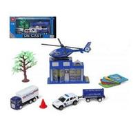Set Voitures de Police et Accessoires 118848 Blanc G