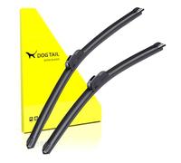【SET】Windshield Wiper Blade for My Car (Set of 2) & (4 Assist Springs),Dog Tail 21"" + 19"" Premium All-Season Front Windshield Wiper Blades