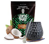Set Yerba Mate - Complet Verde Mate Carmella 500g avec Accessoires