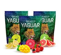 Set Yerba Mate - Yaguar Energía Guaraná, Pomelo et Limón - 3x500g, Stimulation Naturelle & Saveurs Rafraîchissantes