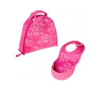 Set Zainetto e Bavaglino in Neoprene Rosa