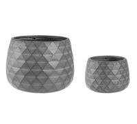 Set2 P.Vase Pyramid Bowl Anthracite