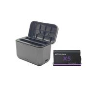(Set2) Shadow Stone Insta360 X5 Battery Charger X5 Portable Dual Charging