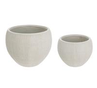 Set2 Vase Brosse Sphère Beige