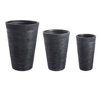 Set3 P.Vase Graffiti To Black High