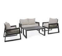 Set4 Lounge C-C Captiva Anthracite Lh32