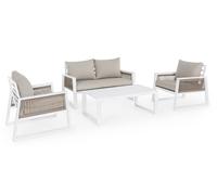 Set4 Salon C-C Captiva Blanc Lh30