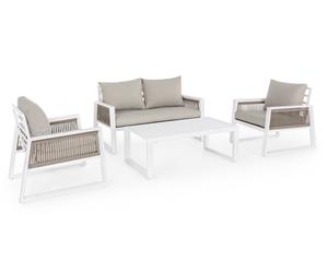 Set4 Salon C-C Captiva Blanc Lh30