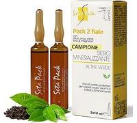 SETA PACK - Ampoules restructurantes pour cheveux femme - Ampoules minéralisantes au thé vert - reconstruction pour cheveux abîmés (20 ml)