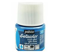 Setacolor 45 Ml 3d Effet Daim - Bleu Clair, Pébéo, Classic Textile Couleurs, De La Soie