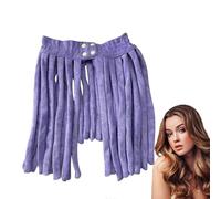Setauoo Bigoudis sans chaleur tiges de friser, bandeau de tige de friser sans chaleur,Outils de coiffure 2 en 1 - Outil de coiffure en forme de pâtes flexibles absorbant l'eau pour filles, rehausseur