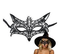 Setauoo Cache-Yeux Dentelle Noir | Cagoule Spectacle Femmes - Bandeau Cosplay Halloween pour Femmes Adolescents Filles Carnaval Soirée Spectacle