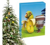 Setauoo Calendrier De L'Avent Jouet 2025-2025 En Silicone Compte À Rebours De Noël De 24 Jours - Set De Figurines Action Décorations Bureau | Pour Fête Bureau Armoire Étagère Chambre Chevet Garçons
