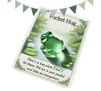 Setauoo Cartes D'Encouragement Motivation Positive - Carte Petit Animal De Poche,Figurines Résine Famille Jouet Cadeau Pour Anniversaire Noël Pâques École Amis Enfant Adulte Collection