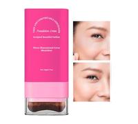 Setauoo Fond de Teint Stick Maquillage,Stick Fond de Teint Hydratant Teinté - Correcteur Léger Hydratant Double Extrémité 20g Naturel Types de Peau