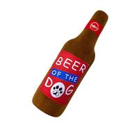 Setauoo Jouets couineurs pour chien - Jeu amusant en forme de bouteille de vin - Jouets en peluche pour chien pour dressage de chiot, jeu à mâcher, rapporter la dentition, stimulation mentale