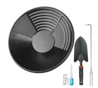 Setauoo Panning For Gold Kit Pan - Batée Or Complete Set Accessoires Chercheur Or - Ensemble Complet D'outils Pour Prospection Collection Découverte Chasse Roches Débutants Enthousiastes Adultes