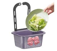 Setauoo Passoire Alimentaire Pour Évier,Panier Récupérateur De Nourriture Pour Évier - Porte Éponge Monté Sur Robinet Filtre À Déchets Pour Restaux Thé Cheveux