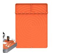 Setauoo Tapis de barbecue en silicone, cuillère de service antidérapant pour comptoir, accessoires de cuisine pour feu de camp, réunions de famille, camping, voyages, pique-niques, jardin