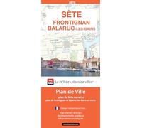 SÈTE, FRONTIGNAN, BALARUC - 2024 - Plan de ville