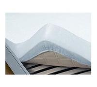 SETEX Sergé Protège-matelas molletonné, drap-housse, 140 x 200 cm, 100% Coton, Basic, Blanc, 1308 140200 404 002