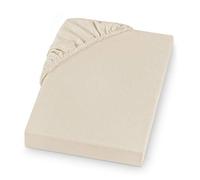 SETEX GOTS Spannbettlaken, Naturel, 90 x 200