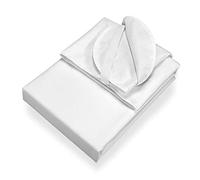 SETEX Protège matelas molletonné plat à élastiques, Imperméable, 160 x 200 cm, Generation, Blanc, MOFR 160200 001 002