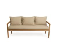 Setgarden® Coussin pour banc de jardin avec dossier - Ensemble - Coussin double face pour balançoire et banc - Disponible en plusieurs couleurs et tailles, beige, 160 x 60 x 50 cm