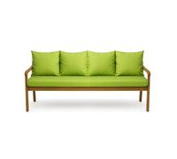 Setgarden® Coussin pour banc de jardin avec dossier - Set - Coussin double face pour balançoire et banc - Disponible en différentes couleurs et tailles (Limes, 170 x 60 x 50 cm)
